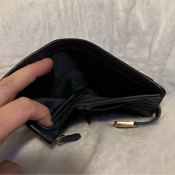 kate spade Periwinkle Textured Wallet with Gold Turn-Lock - Picture 6 of 10